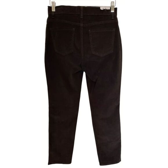 Gloria Vanderbilt Amanda Slim Leg Stretch Corduroy Size 6 Short (30x29) Coffee - Picture 2 of 9